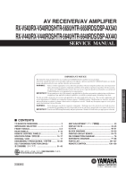 Yamaha RXV-540 - Service Manual